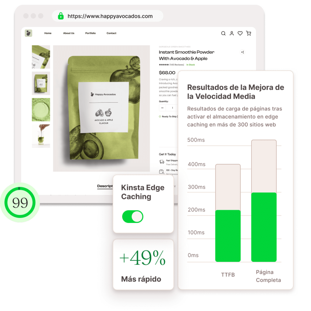 Edge Caching de Kinsta