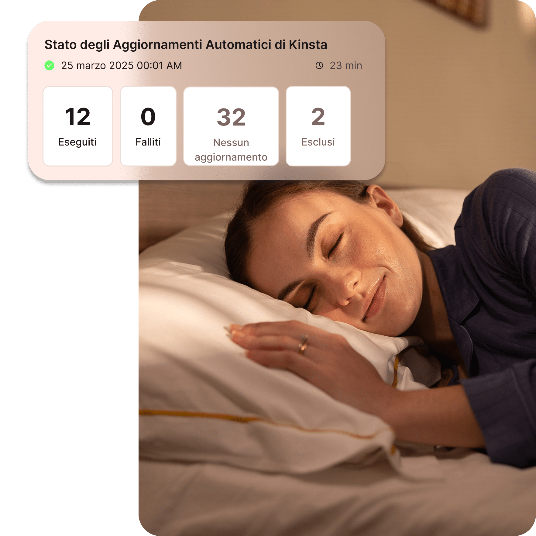 Stato degli Aggiornamenti automatici di Kinsta